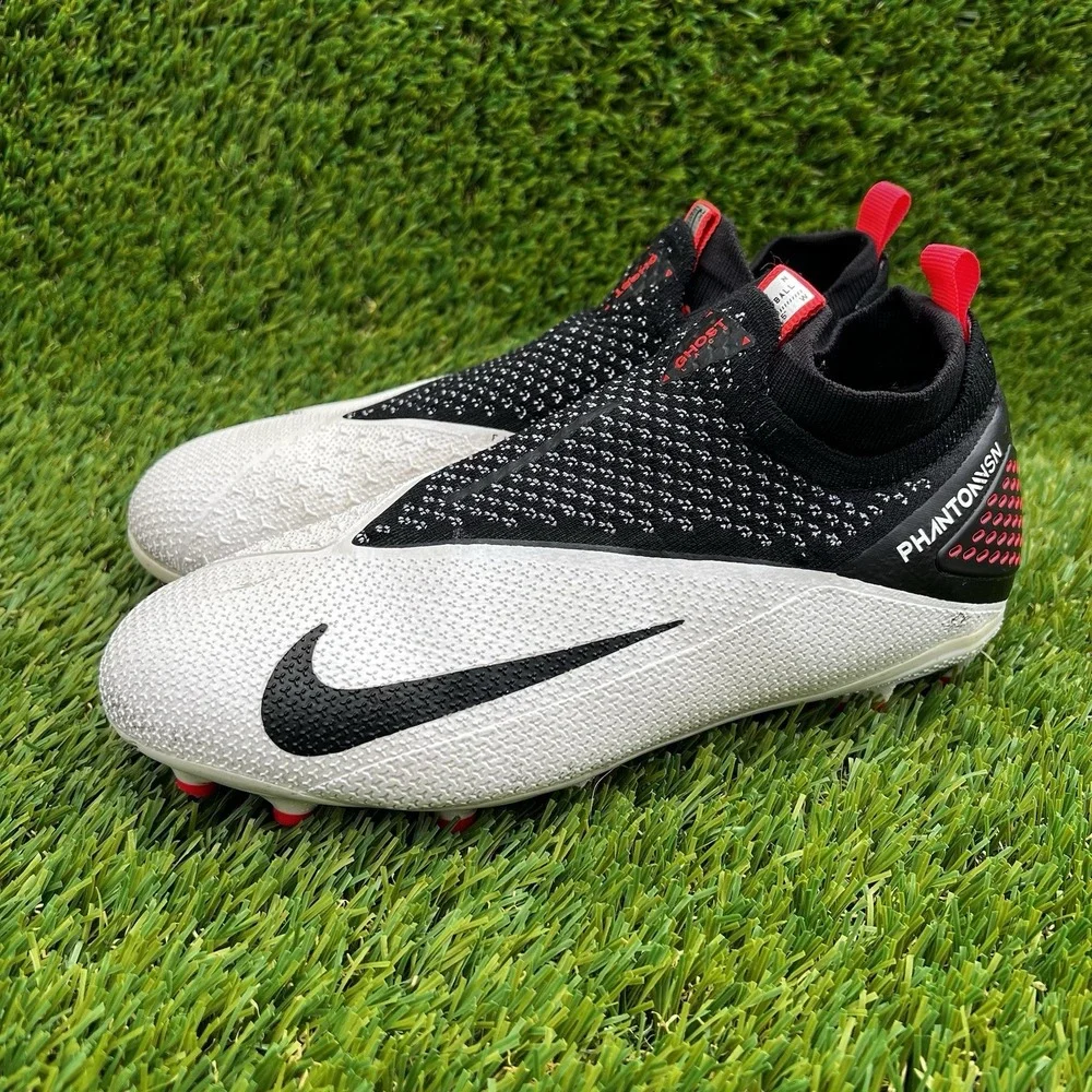 Nike Cleats Youth Size 4Y Phantom Vision 2 Elite FG DF Laser Crimson Black